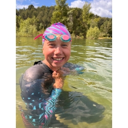 Bonnet de bain Zebra